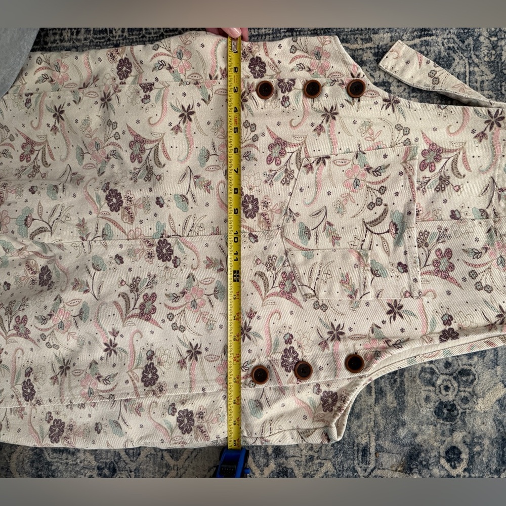 Easel Cream Floral Patterned jumpsuit - Picture 7 of 9
